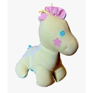 VTG 1991 Playskool Sweet Beginnings Giraffe STUFFED ANIMAL PLUSH #11254 Stars